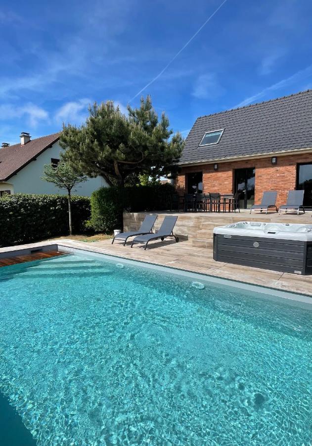 Superbe Maison Avec Piscine Et Jacuzzi Dans Les Dunes Ambleteuse Eksteriør bilde